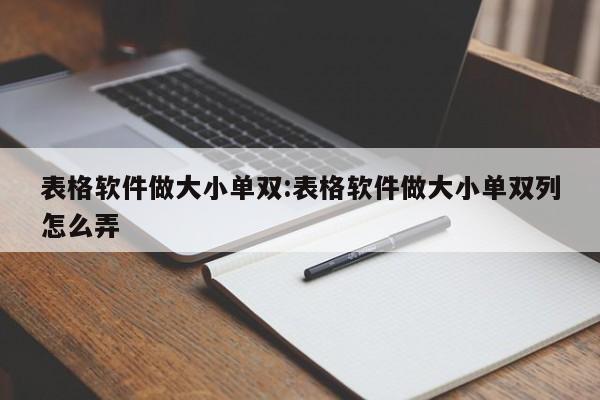 表格软件做大小单双:表格软件做大小单双列怎么弄
